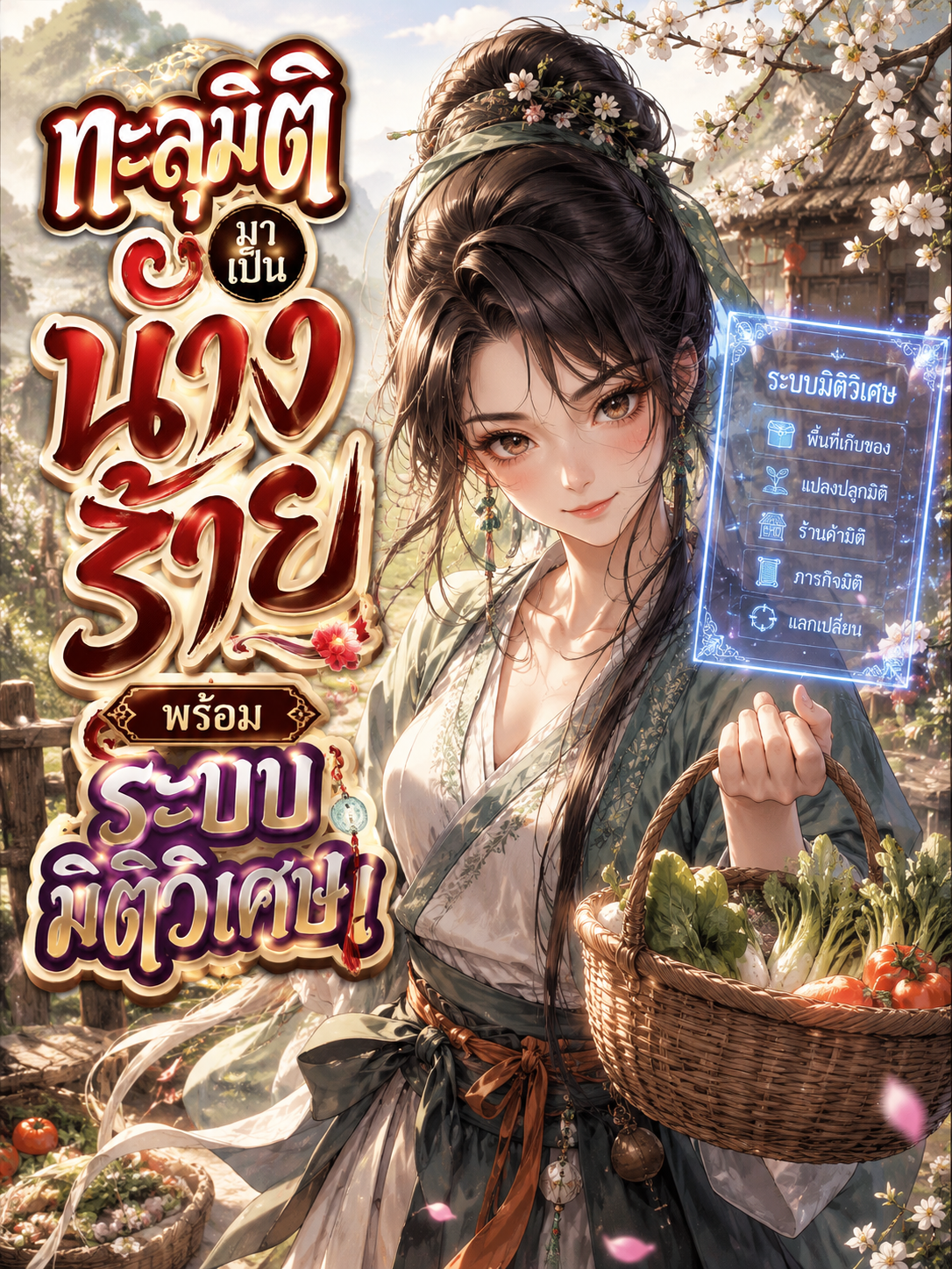 ทะลุมิติมาเป็นนางร้าย พร้อมระบบมิติวิเศษ
