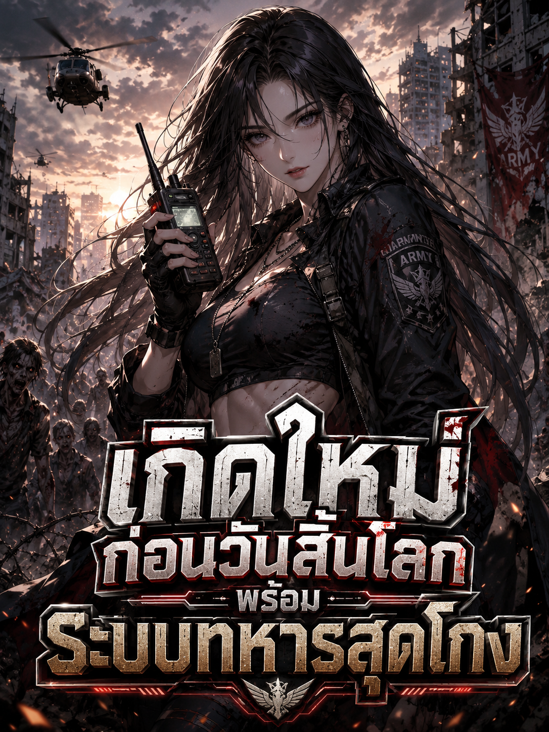 เกิดใหม่ก่อนวันสิ้นโลก  พร้อมระบบทหารสุดโกง