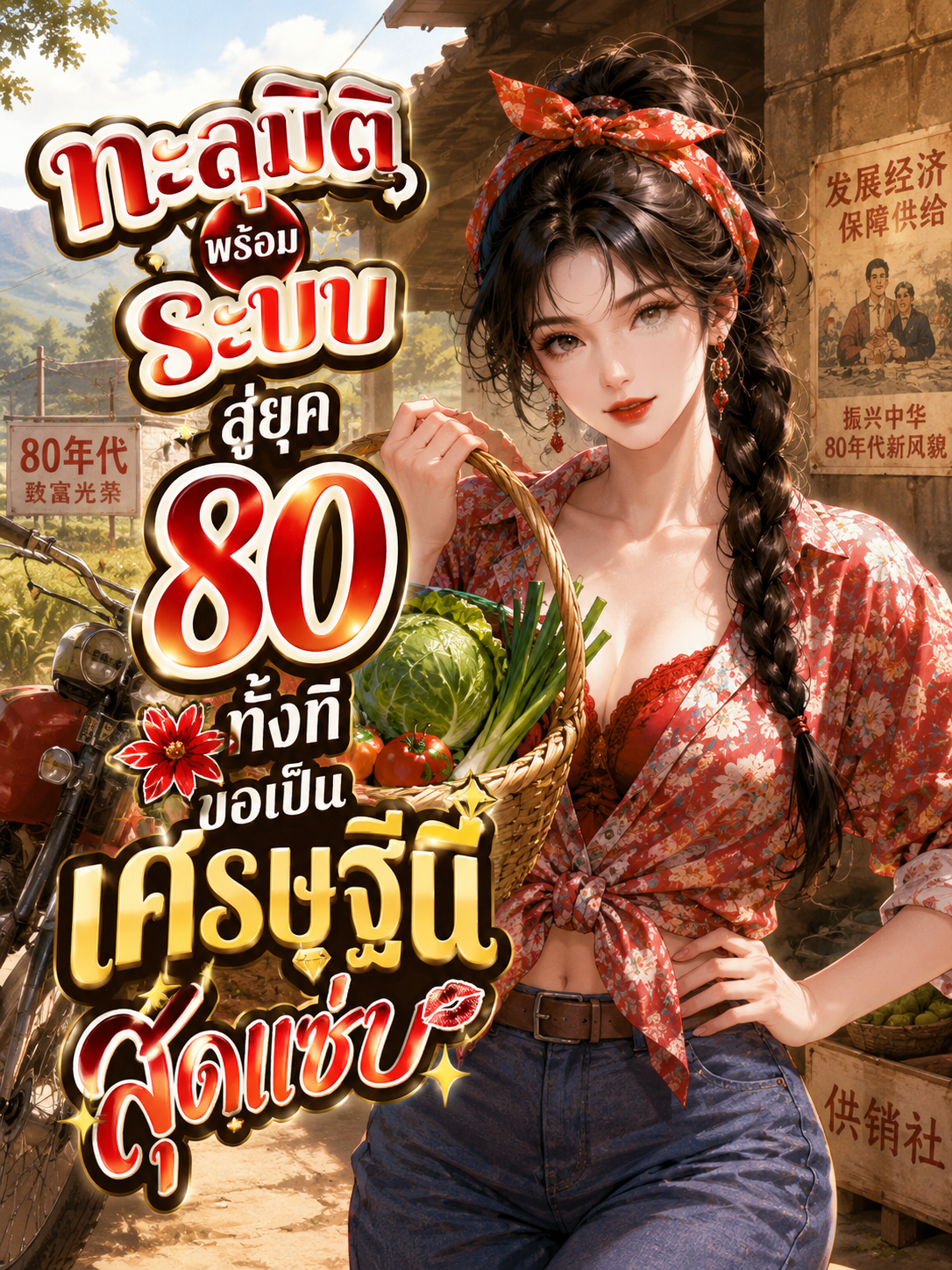 ทะลุมิติพร้อมระบบสู่ยุค80ทั้งที ขอเป็นเศรษฐีนีสุดแซ่บ