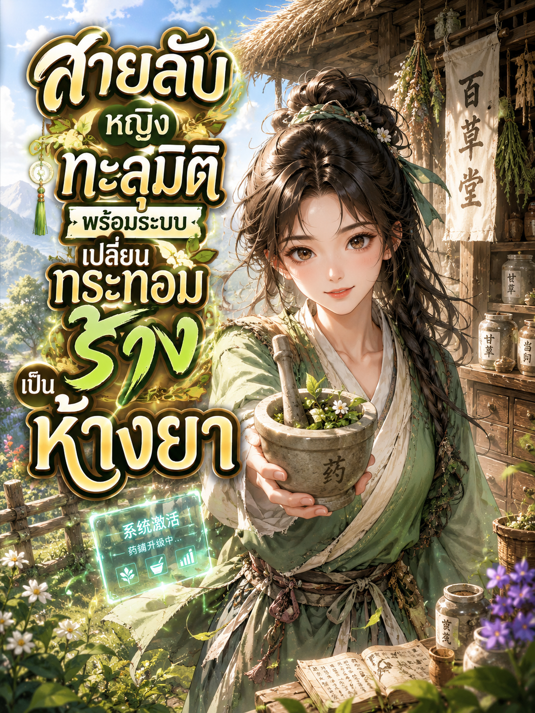 สายลับหญิงทะลุมิติพร้อมระบบ เปลี่ยนกระท่อมร้างเป็นห้างยา