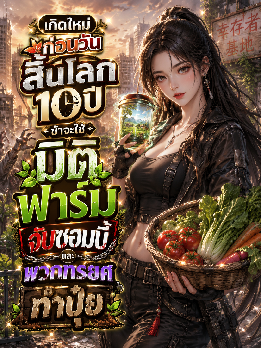 เกิดใหม่ก่อนวันสิ้นโลก 10 ปี ข้าจะใช้ มิติฟาร์ม จับซอมบี้และพวกทรยศทำปุ๋ย