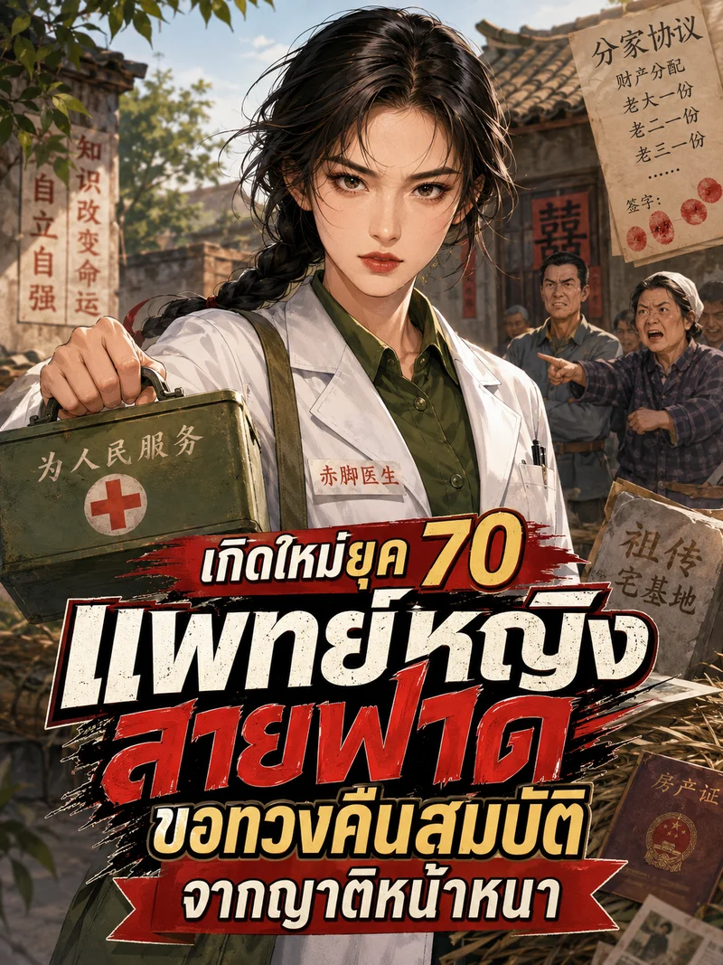 เกิดใหม่ยุค 70 แพทย์หญิงสายฟาด ขอทวงคืนสมบัติจากญาติหน้าหนา