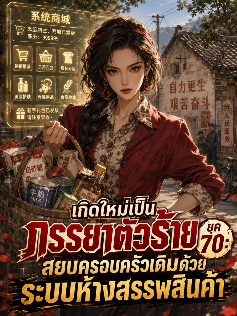 เกิดใหม่เป็นภรรยาตัวร้ายยุค 70: สยบครอบครัวเดิมด้วยระบบห้างสรรพสินค้า