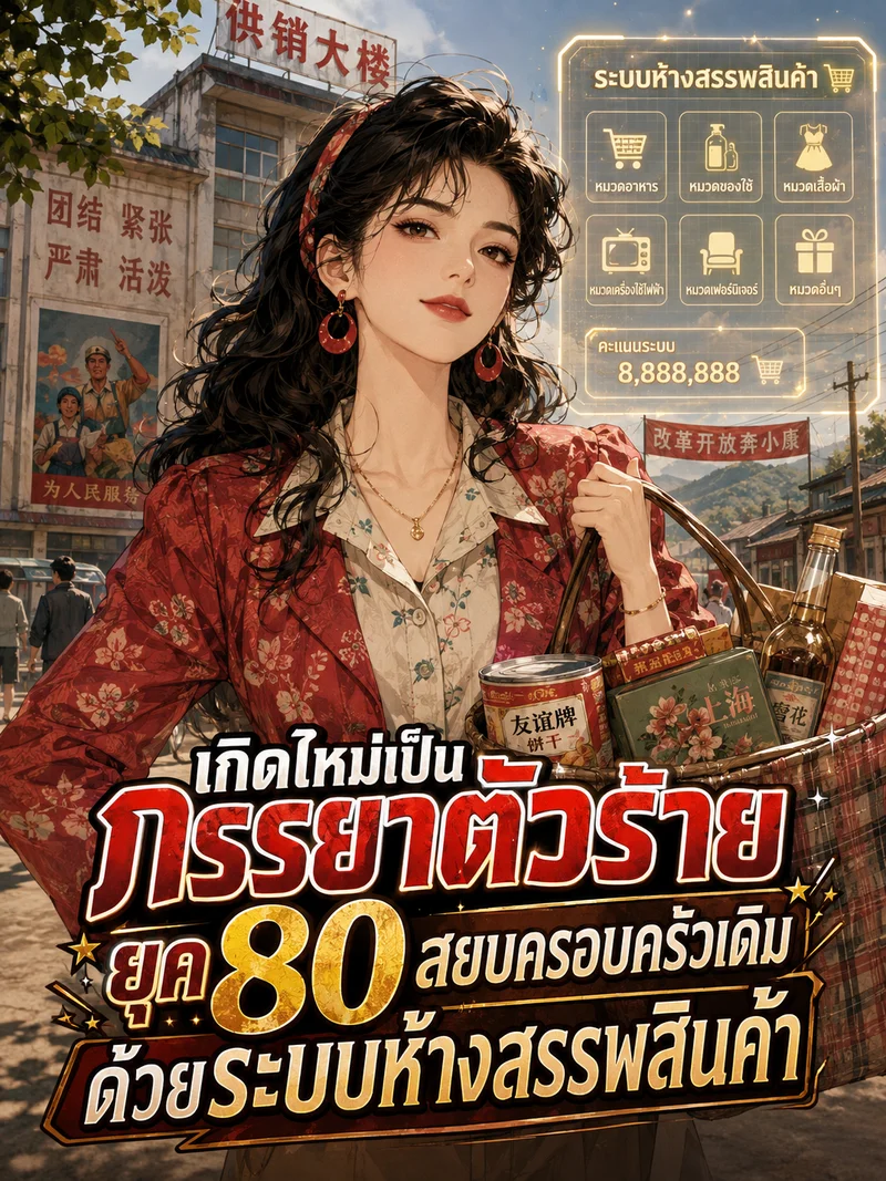 เกิดใหม่เป็นภรรยาตัวร้ายยุค 80 สยบครอบครัวเดิมด้วยระบบห้างสรรพสินค้า