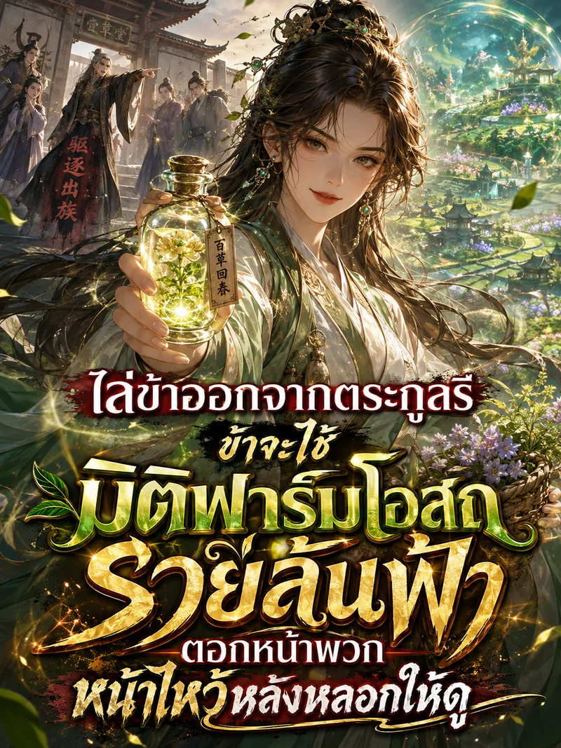 ล่ข้าออกจากตระกูลรึ ข้าจะใช้ มิติฟาร์มโอสถ รวยล้นฟ้าตอกหน้าพวกหน้าไหว้หลังหลอกให้ดู