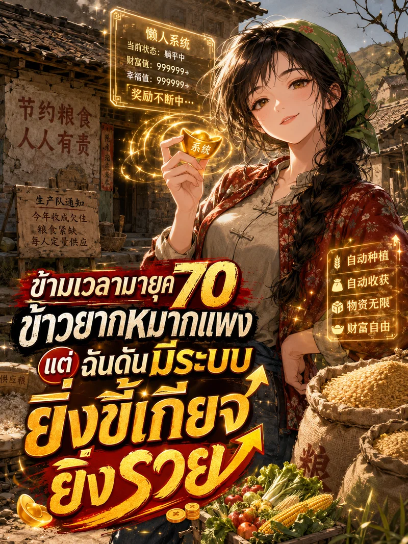 ข้ามเวลามายุค70 ข้าวยากหมากแพง แต่ฉันดันมีระบบ ยิ่งขี้เกียจยิ่งรวย