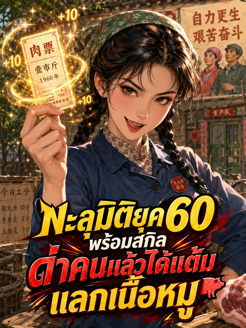 ทะลุมิติยุค 60 พร้อมสกิล ด่าคนแล้วได้แต้มแลกเนื้อหมู