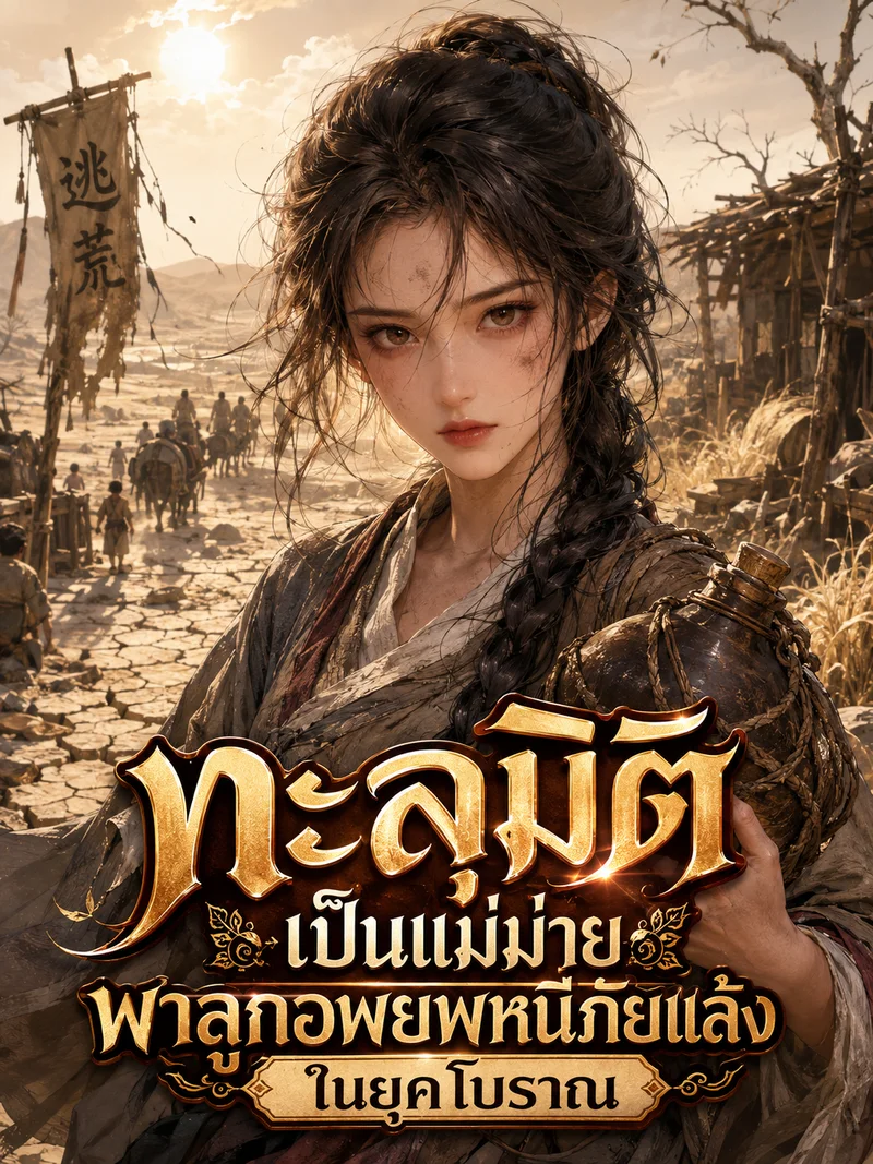 ทะลุมิติเป็นแม่ม่าย พาลูกอพยพหนีภัยแล้งในยุคโบราณ