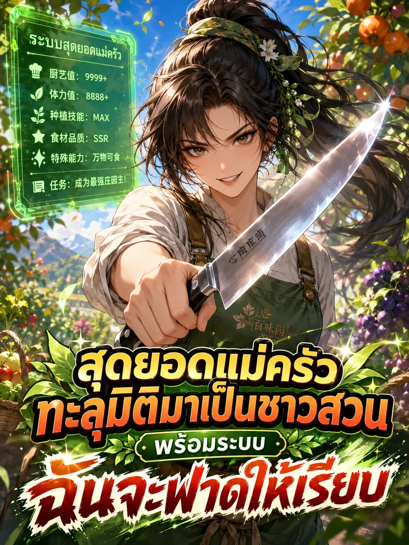 สุดยอดแม่ครัวทะลุมิติมาเป็นชาวสวน พร้อมระบบ ฉันจะฟาดให้เรียบ