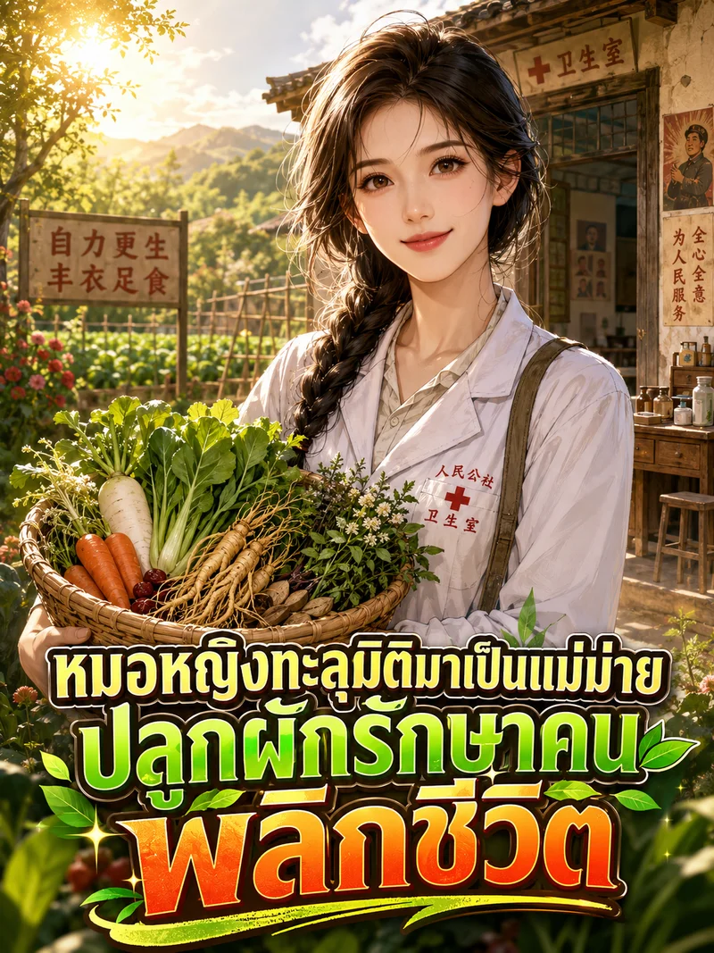 หมอหญิงทะลุมิติมาเป็นแม่ม่าย ปลูกผักรักษาคนพลิกชีวิต