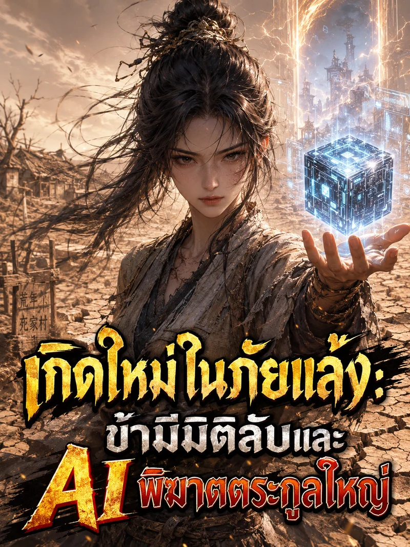 เกิดใหม่ในภัยแล้ง: ข้ามีมิติลับและ AI พิฆาตตระกูลใหญ่