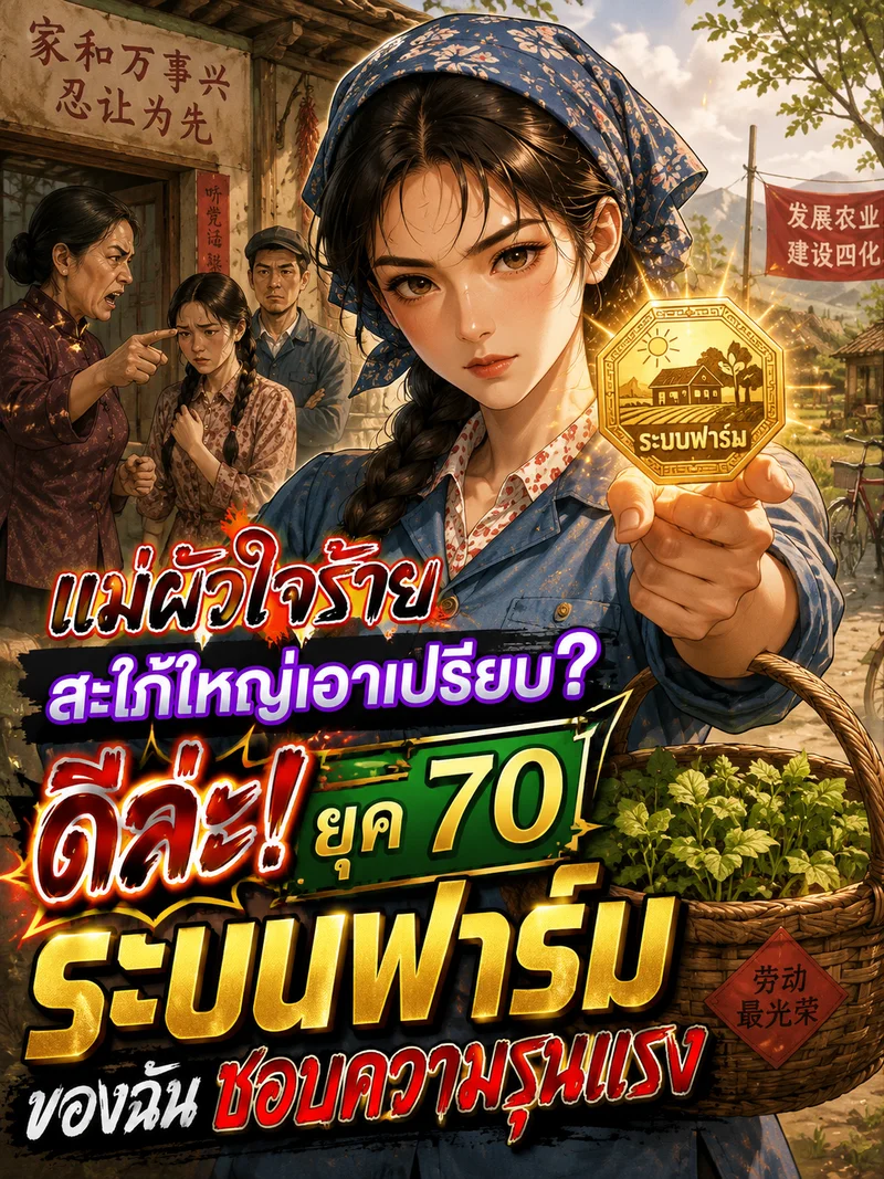 แม่ผัวใจร้าย สะใภ้ใหญ่เอาเปรียบ? ดีล่ะ! ยุค 70 ระบบฟาร์มของฉันชอบความรุนแรง