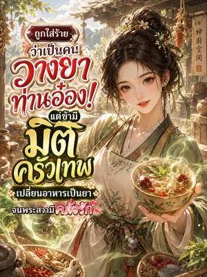 ถูกใส่ร้ายว่าเป็นคนวางยาท่านอ๋อง! แต่ข้ามีมิติครัวเทพ เปลี่ยนอาหารเป็นยา จนพระสวามีคลั่งรัก